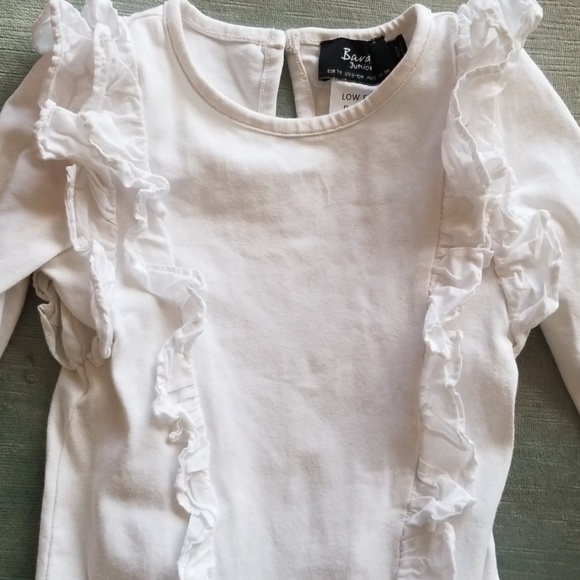 Bardot junior white ruffle bodysuit - Picture 2 of 4